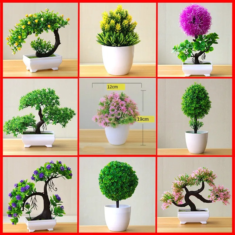 Bonsai Gardenia - نباتات اصطناعية صغيرة في أصيص، نباتات
