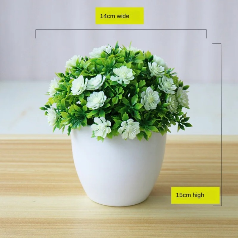 1 قطعة نباتات اصطناعية بونساي  - مراجعة Bonsai Gardenia وسعره