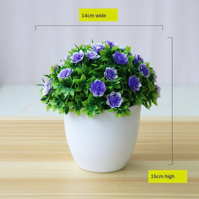 1 قطعة نباتات اصطناعية بونساي  - مراجعة Bonsai Gardenia وسعره