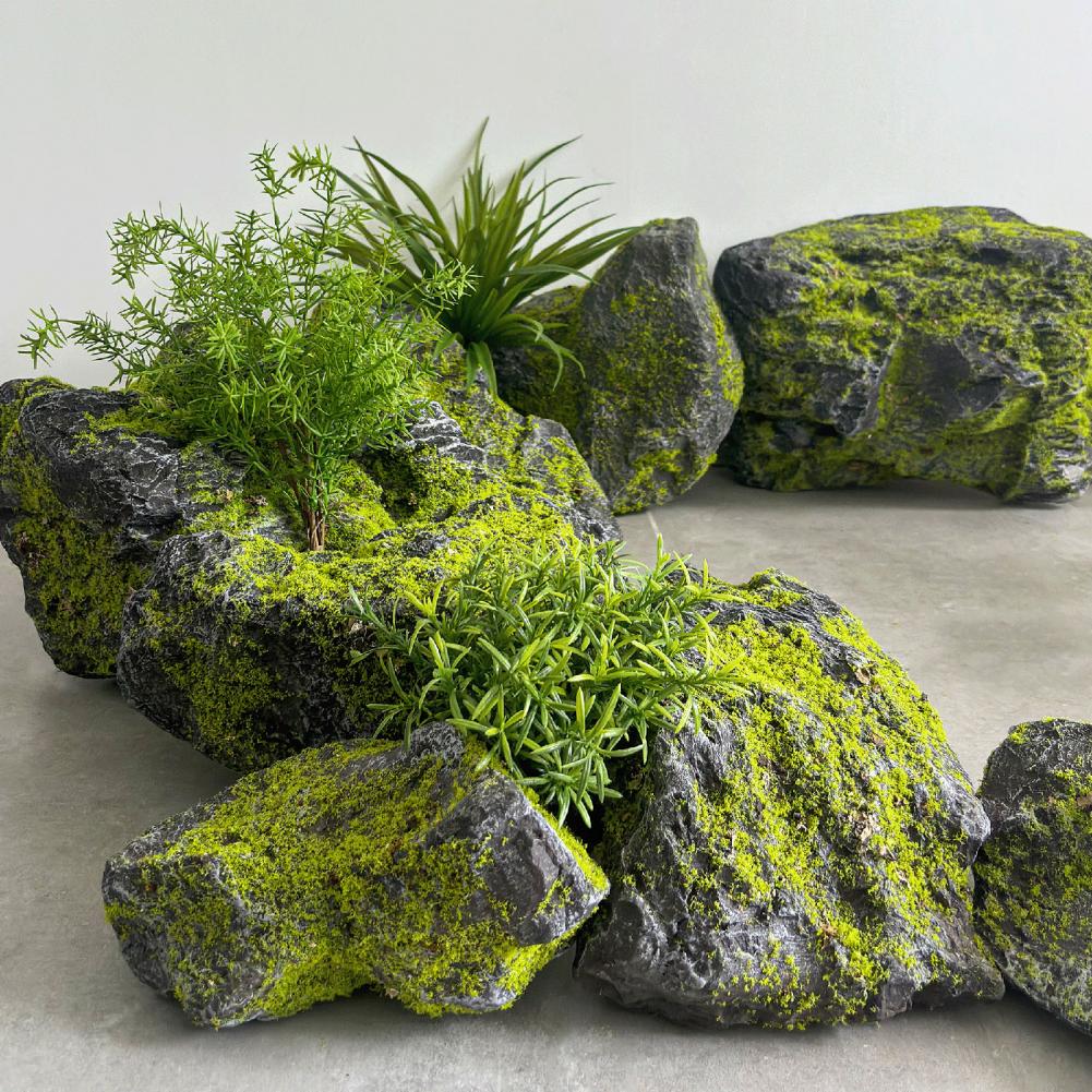 صخور طحلب صناعية خفيفة الوزن ل - مراجعة Bonsai Garden Backyard وسعره