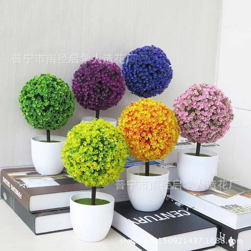 نباتات اصطناعية صغيرة في أصيص، - مراجعة Bonsai Gardenia وسعره