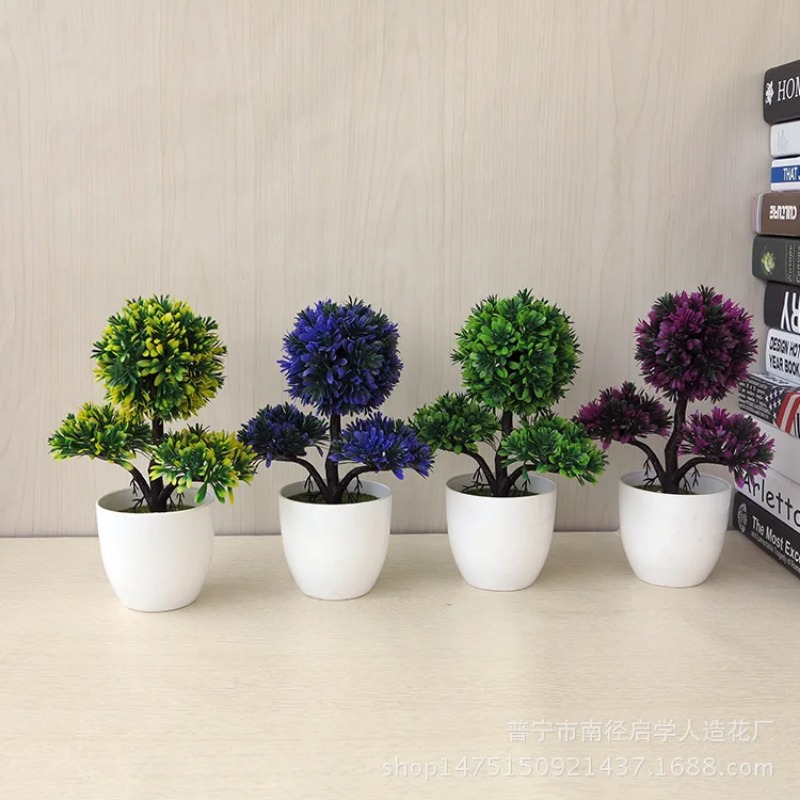 نباتات اصطناعية صغيرة في أصيص، - مراجعة Bonsai Gardenia وسعره