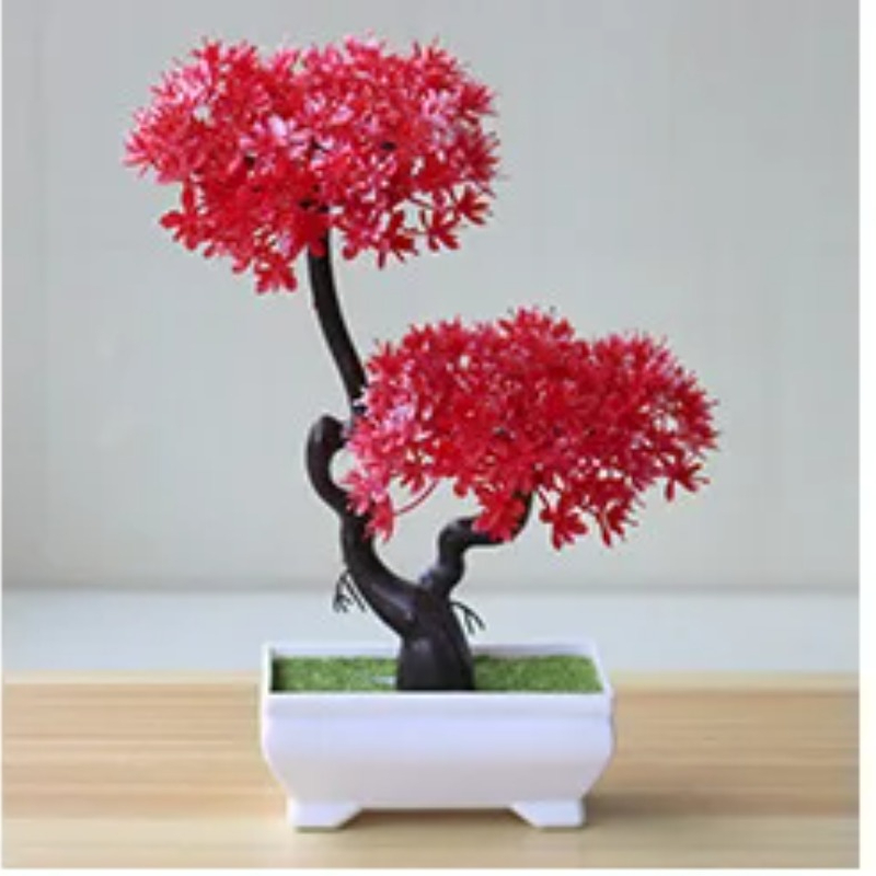 نباتات اصطناعية صغيرة في أصيص، - مراجعة Bonsai Gardenia وسعره